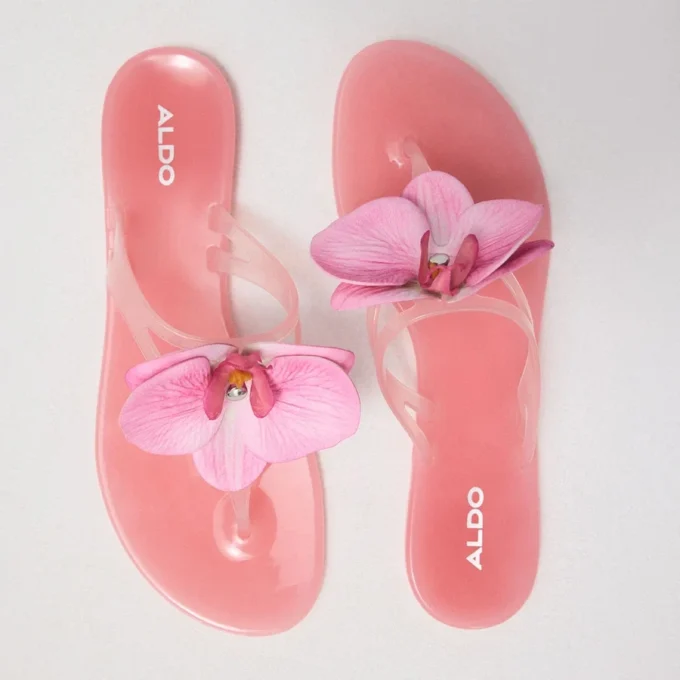 Sandale en plastique transparent Florrah