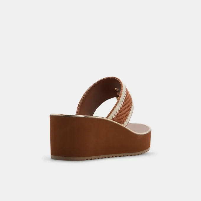 Sandales à bride en T Penelopy, talon compensé