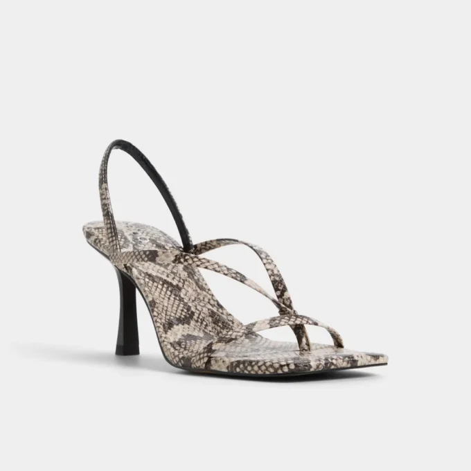 Sandales à talons Riva à bride arrière, talon aiguille
