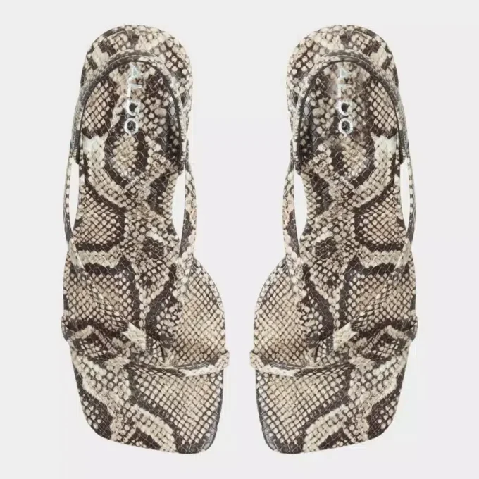 Sandales à talons Riva à bride arrière, talon aiguille